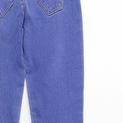 Denim & Co. Womens Blue  Denim Jegging Jeans Size 6 L28 in