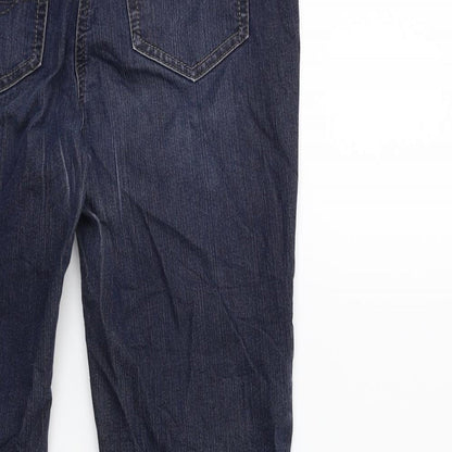 Gerry Weber Womens Blue  Denim Straight Jeans Size 32 in L26 in