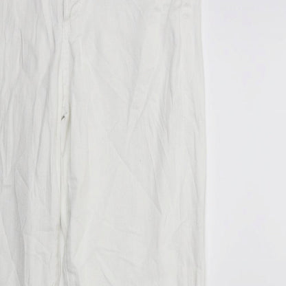 cOFh Womens White  Denim Skinny Jeans Size 28 in L30 in