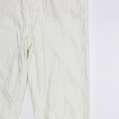 HALLHU' Womens White  Denim Skinny Jeans Size 28 in L29 in