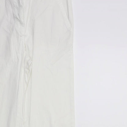 TU Womens White   Trousers  Size 8 L30 in