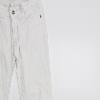 Denim 365 Womens White  Denim Skinny Jeans Size 8 L30 in