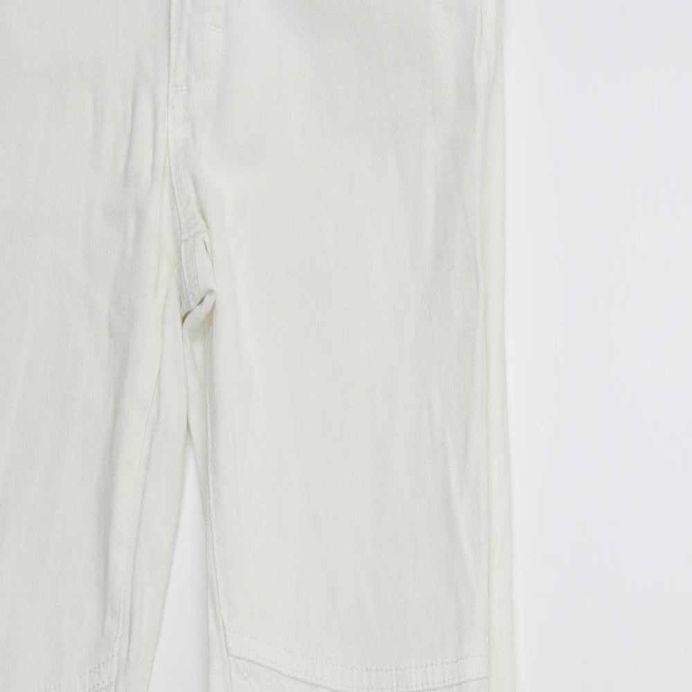 Denim & Co. Womens White  Denim Skinny Jeans Size 8 L29 in