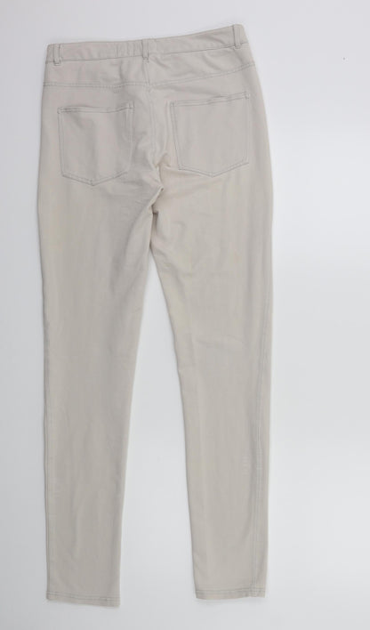 Womens UK Size 10 C Denim Regular Fit Jegging Gold Jeans