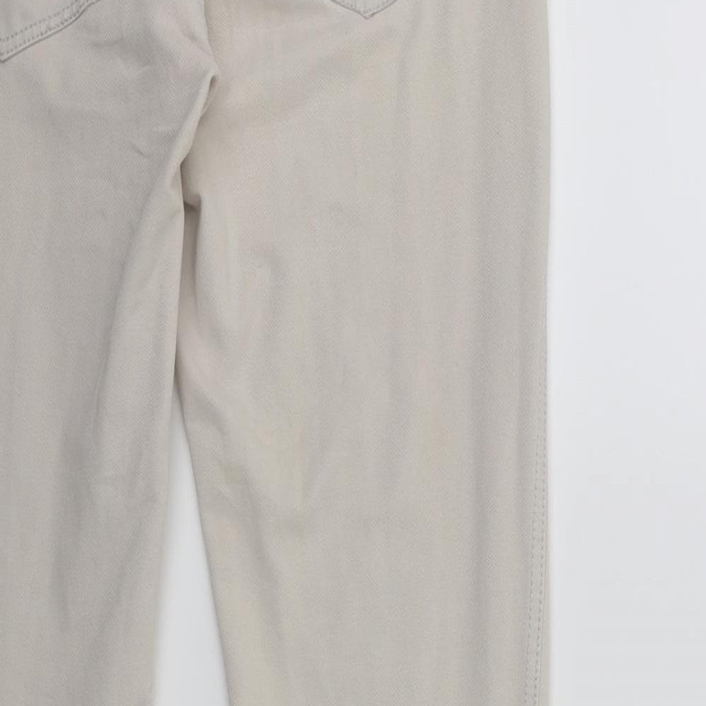 Womens UK Size 10 C Denim Regular Fit Jegging Gold Jeans