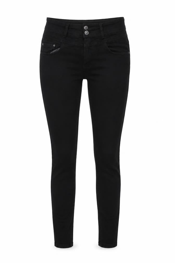 Womens UK Size 8 C&A Regular Fit Skinny Black Jeans