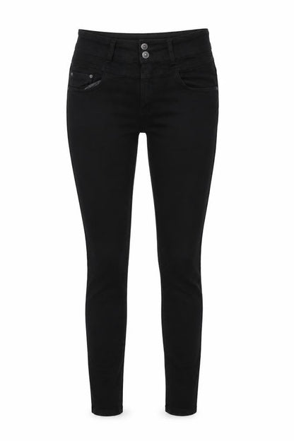 Womens UK Size 8 C&A Regular Fit Skinny Black Jeans