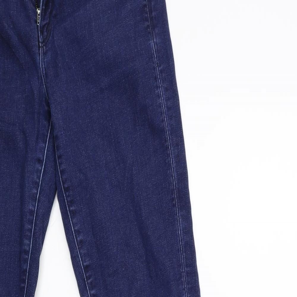 Womens UK Size 28 in Preworn Regular Fit Skinny Blue Jeans