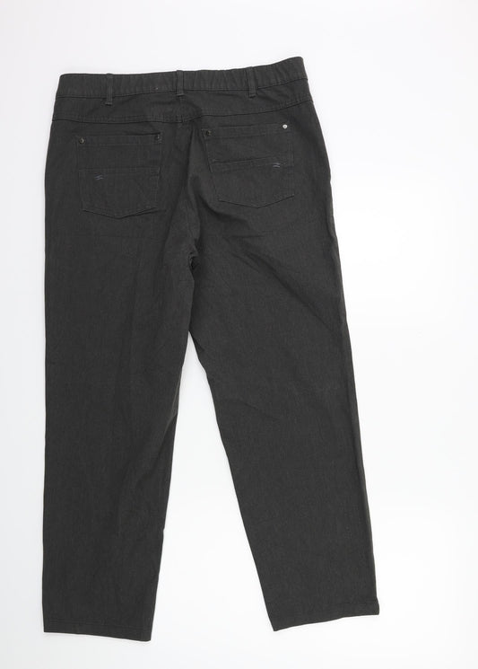 Womens UK Size 16 ZERRES Regular Fit  Brown Trousers