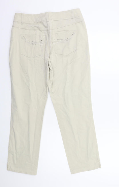 Gerry Weber Womens Beige   Trousers  Size 30 in L26 in