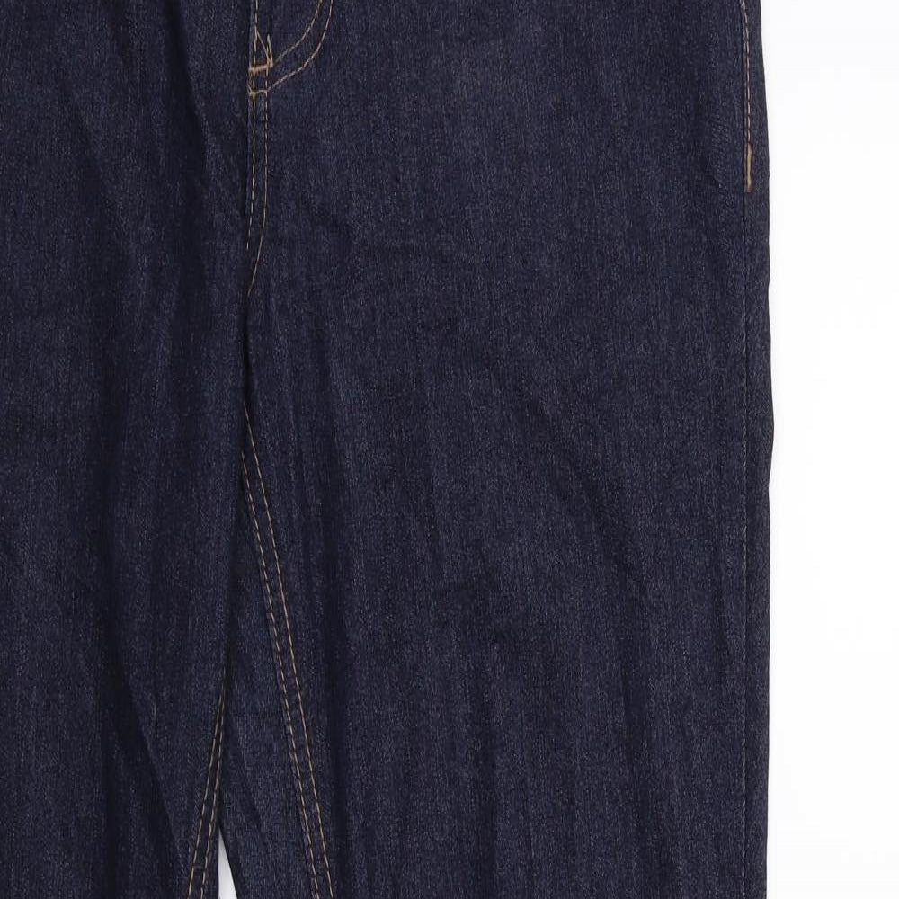 Janina Denim Womens Blue  Denim Flared Jeans Size 12 L30 in
