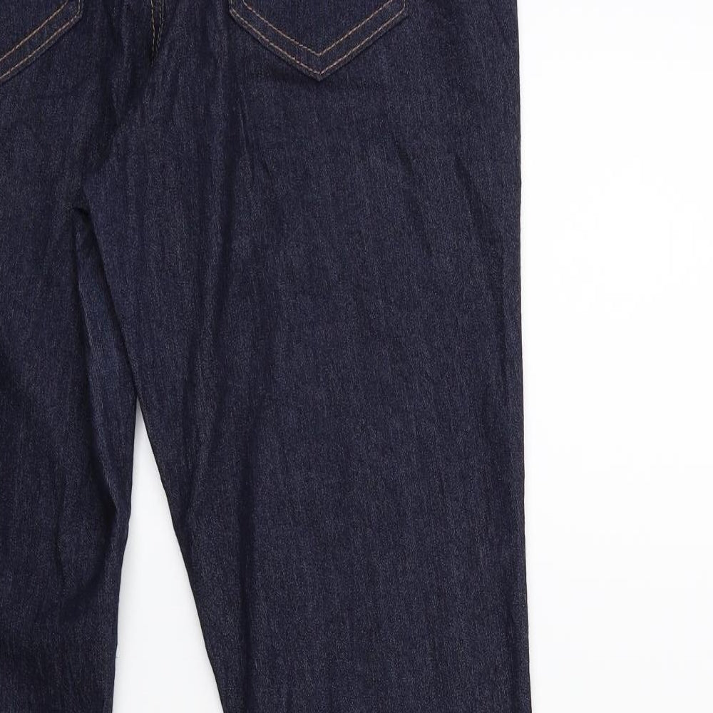 Janina Denim Womens Blue  Denim Flared Jeans Size 12 L30 in
