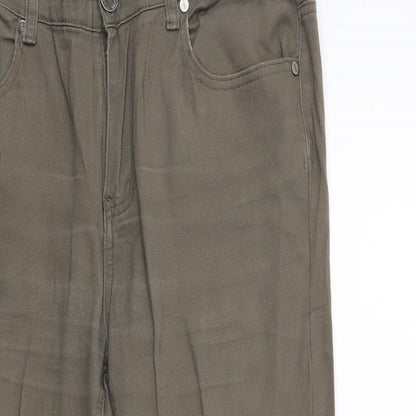 H&D Womens Green  Denim Skinny Jeans Size 36 in L25 in