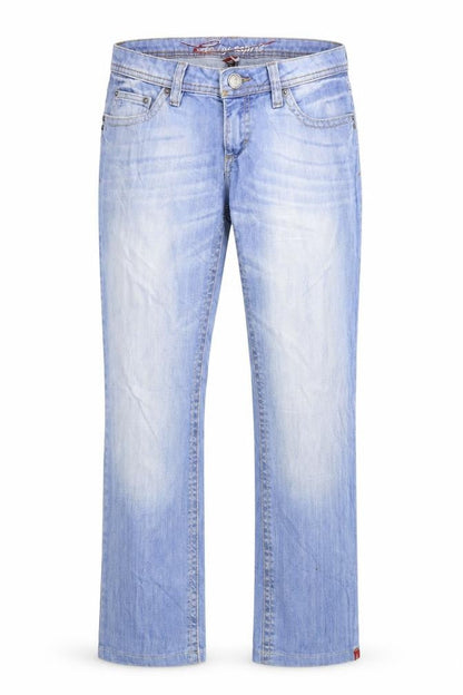 Womens UK Size 32 in EDC Regular Fit Straight Blue Jeans