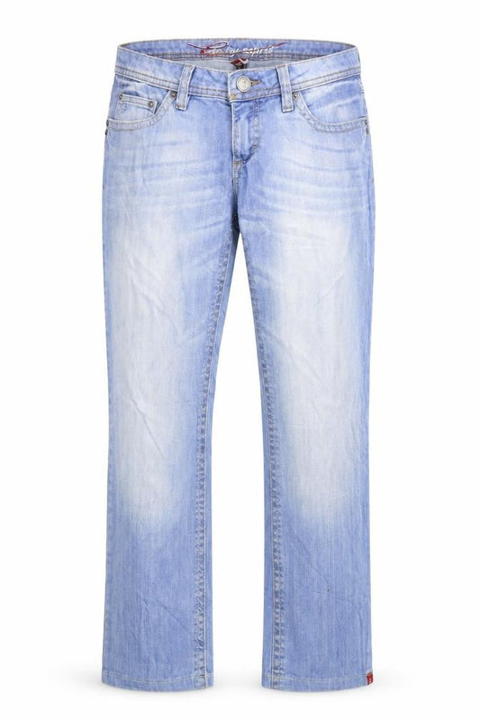 Womens UK Size 32 in EDC Regular Fit Straight Blue Jeans