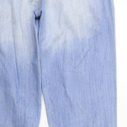 EDC Womens Blue  Denim Straight Jeans Size 32 in L28 in