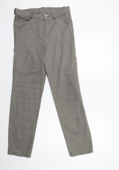 Womens UK Size 30 in Preworn Regular Fit  Grey Trousers