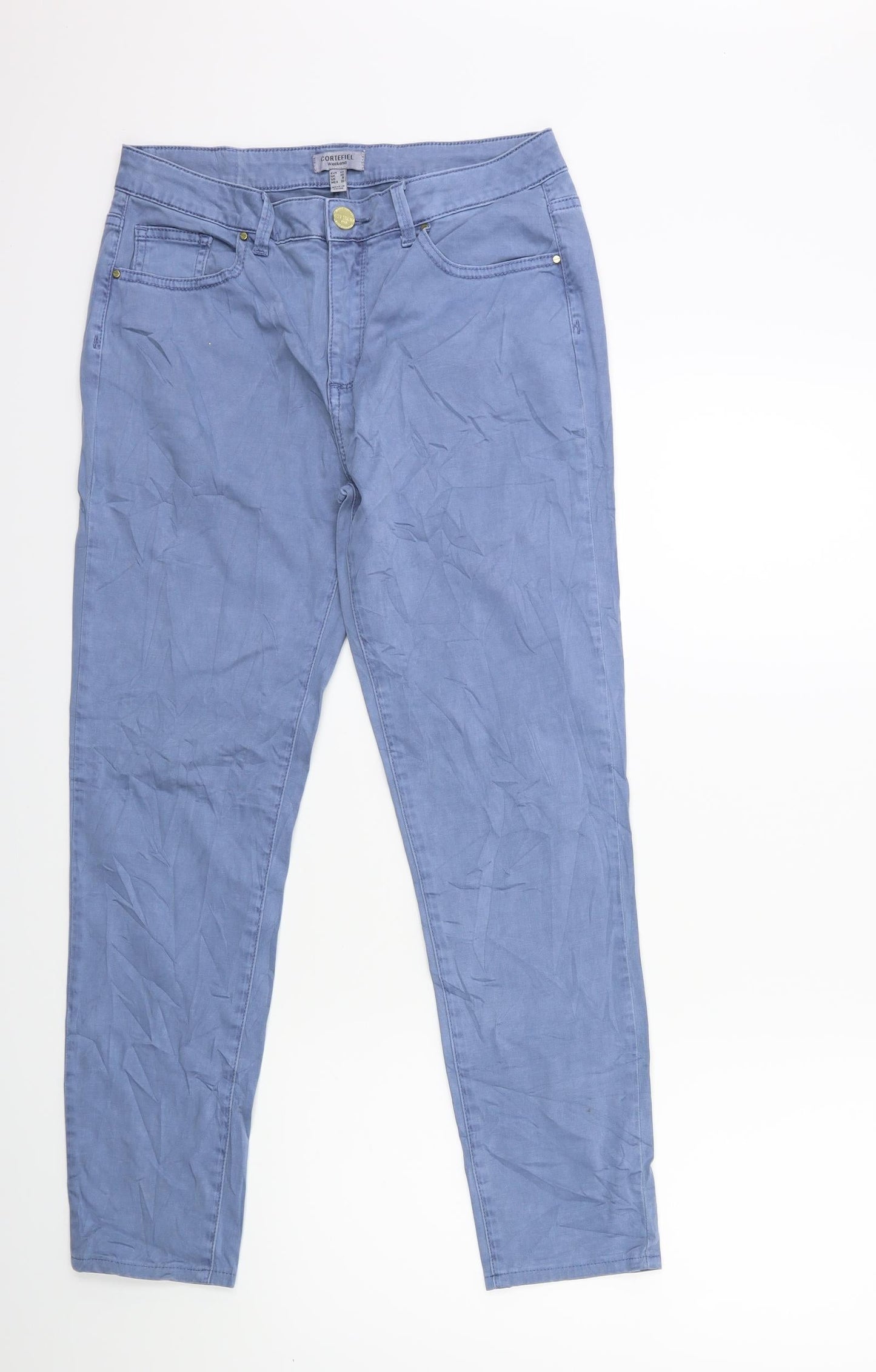 CTF JEANS Womens Blue   Trousers  Size 10 L20 in