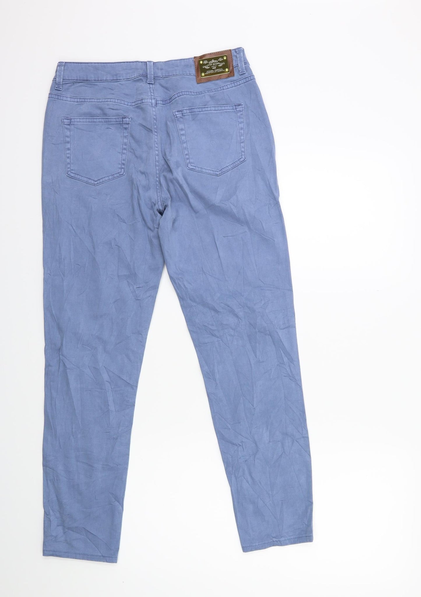 CTF JEANS Womens Blue   Trousers  Size 10 L20 in