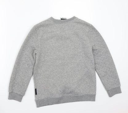 BCK & HRSY Boys Grey   Pullover Jumper Size 11-12 Years