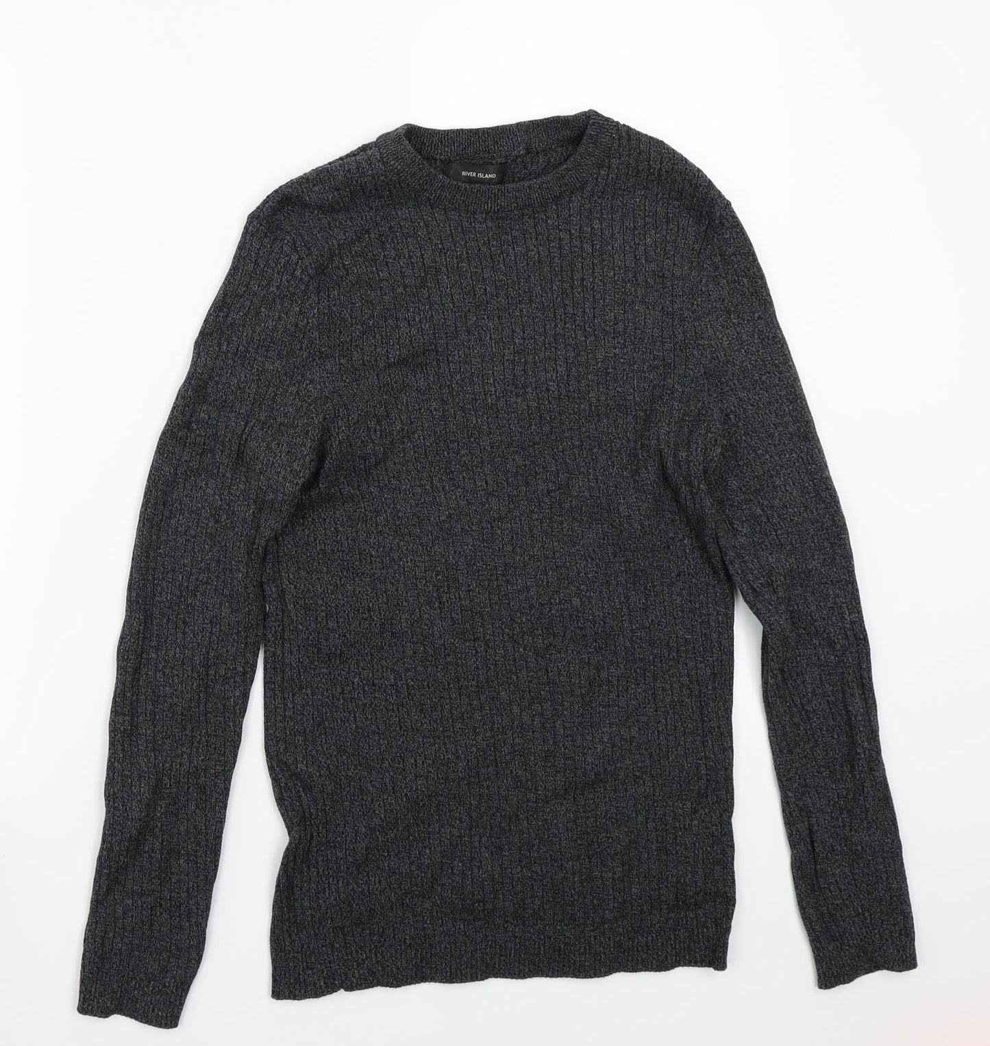 River Island Mens Grey   Pullover Jumper Size M