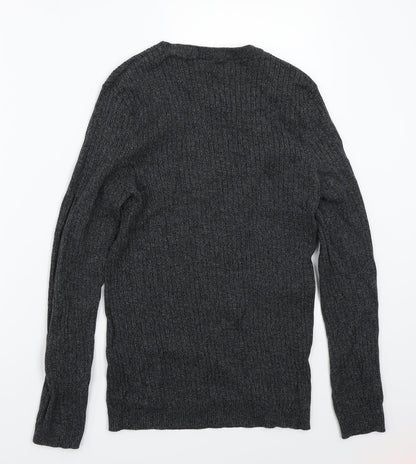 River Island Mens Grey   Pullover Jumper Size M