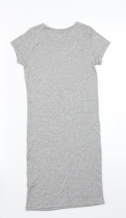 Nutmeg Girls Grey   A-Line  Size 7-8 Years