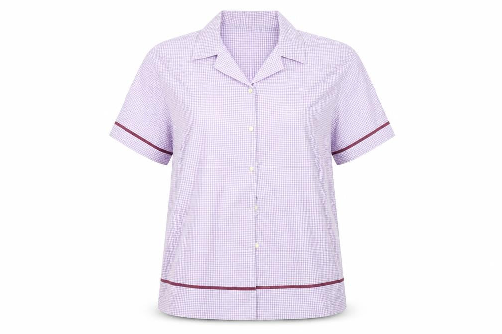 Womens UK Size L Jeff&Co Purple Basic Button-Up