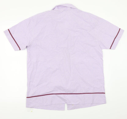 Womens UK Size L Jeff&Co Purple Basic Button-Up