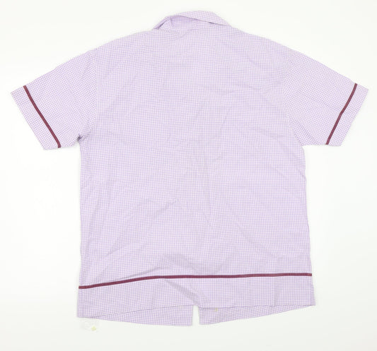 Womens UK Size L Jeff&Co Purple Basic Button-Up