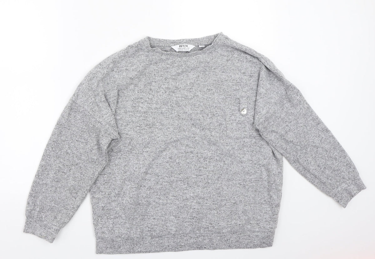 Dorothy Perkins Womens Grey   Pullover Jumper Size 14