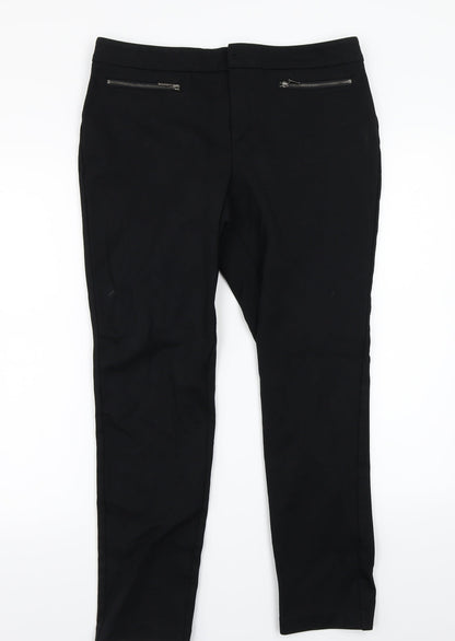 Womens UK Size 14 Marks and Spencer Regular Fit  Black Trousers