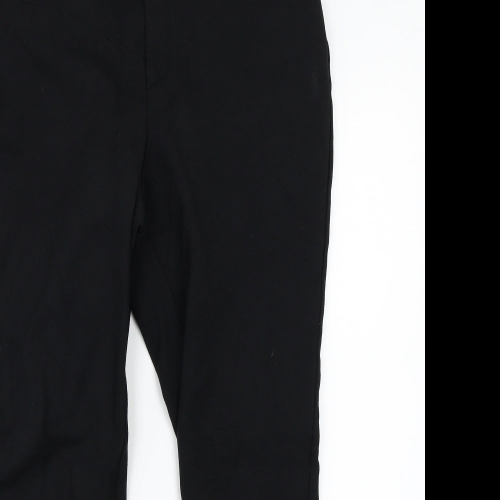 Womens UK Size 14 Marks and Spencer Regular Fit  Black Trousers