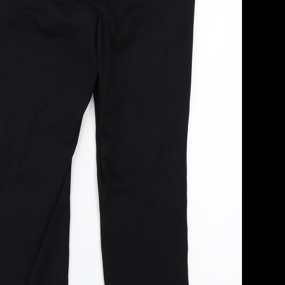 Womens UK Size 14 Marks and Spencer Regular Fit  Black Trousers