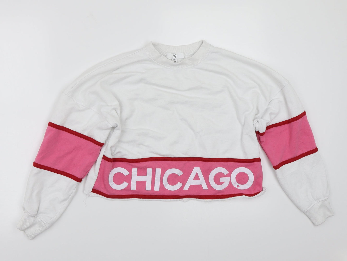 Missguided Womens White   Henley Jumper Size 6