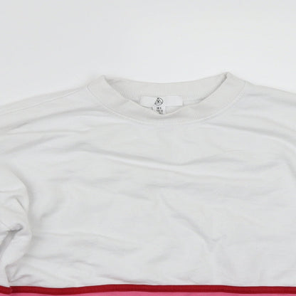 Missguided Womens White   Henley Jumper Size 6