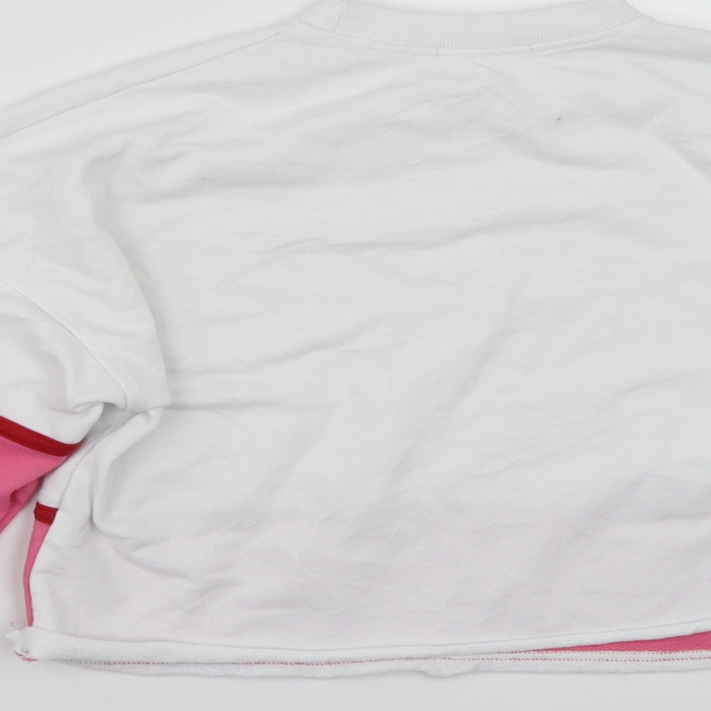 Missguided Womens White   Henley Jumper Size 6