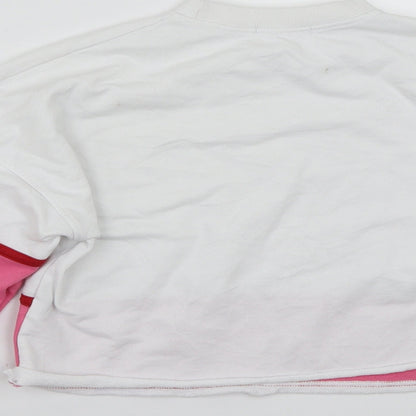 Missguided Womens White   Henley Jumper Size 6