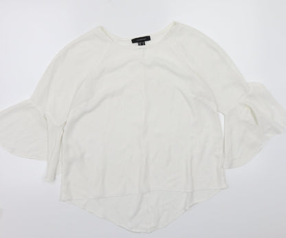 Primark Womens White   Basic T-Shirt Size 10