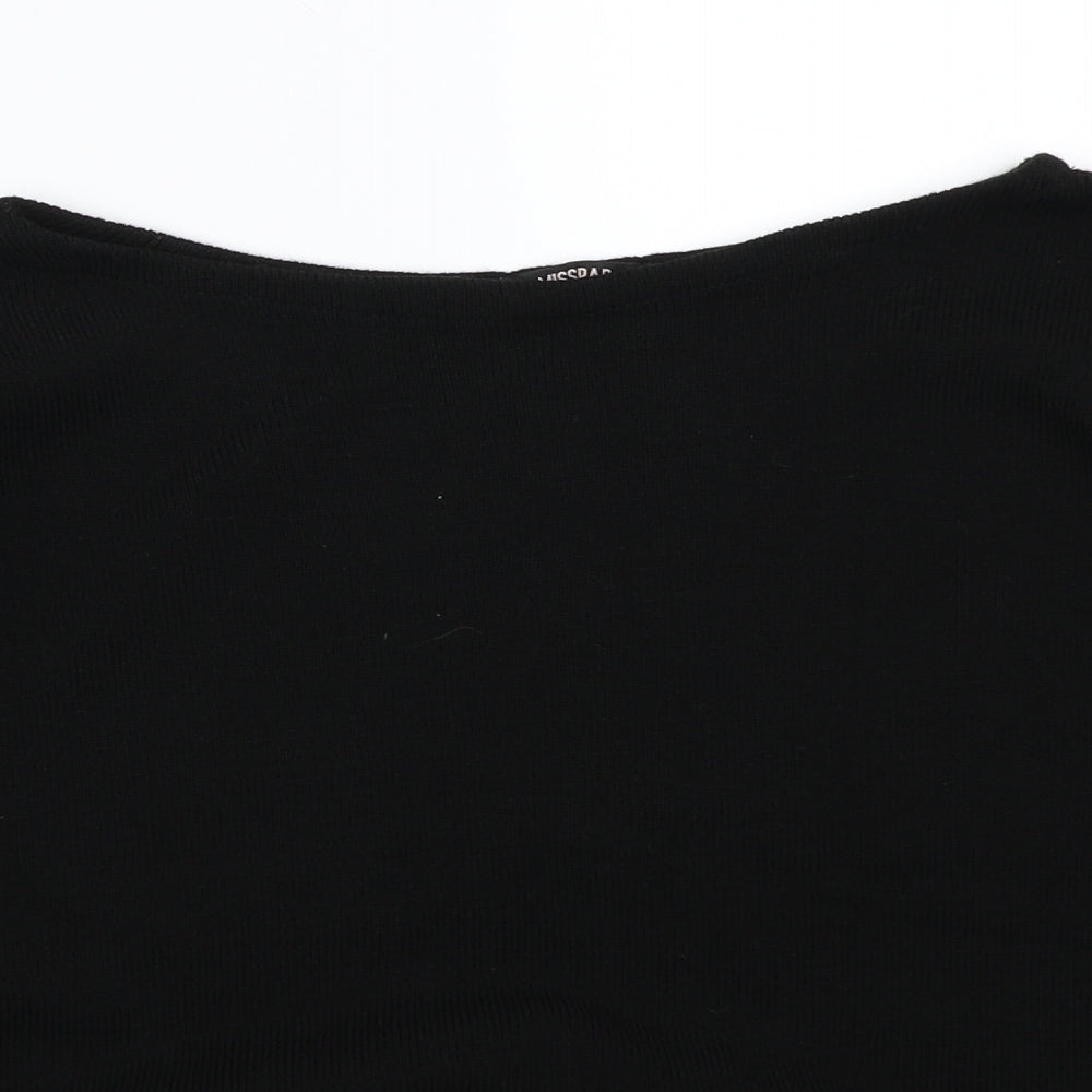 Miss pap Womens Black   Pullover Jumper Size S