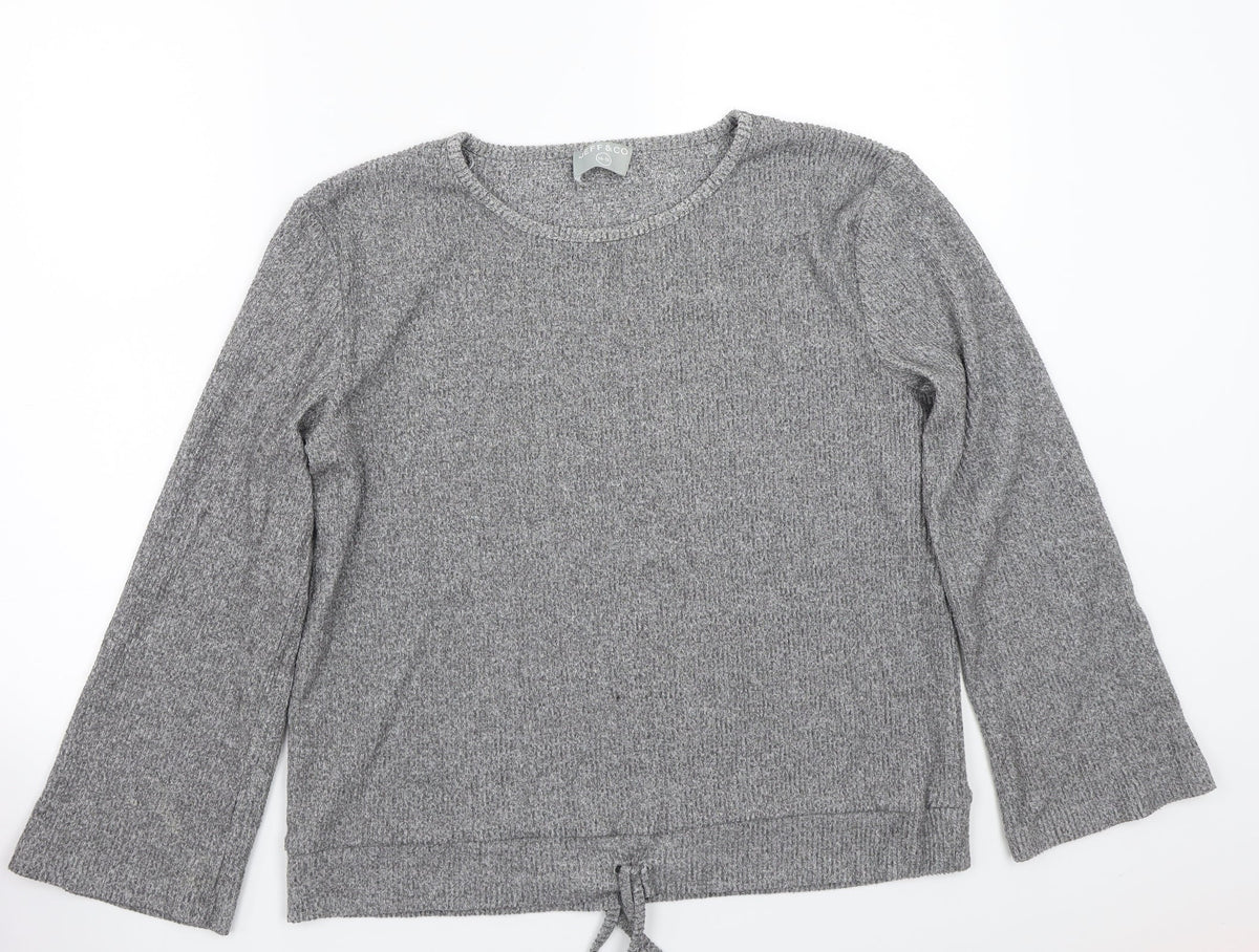 Jeff&co Womens Grey   Pullover Jumper Size 14