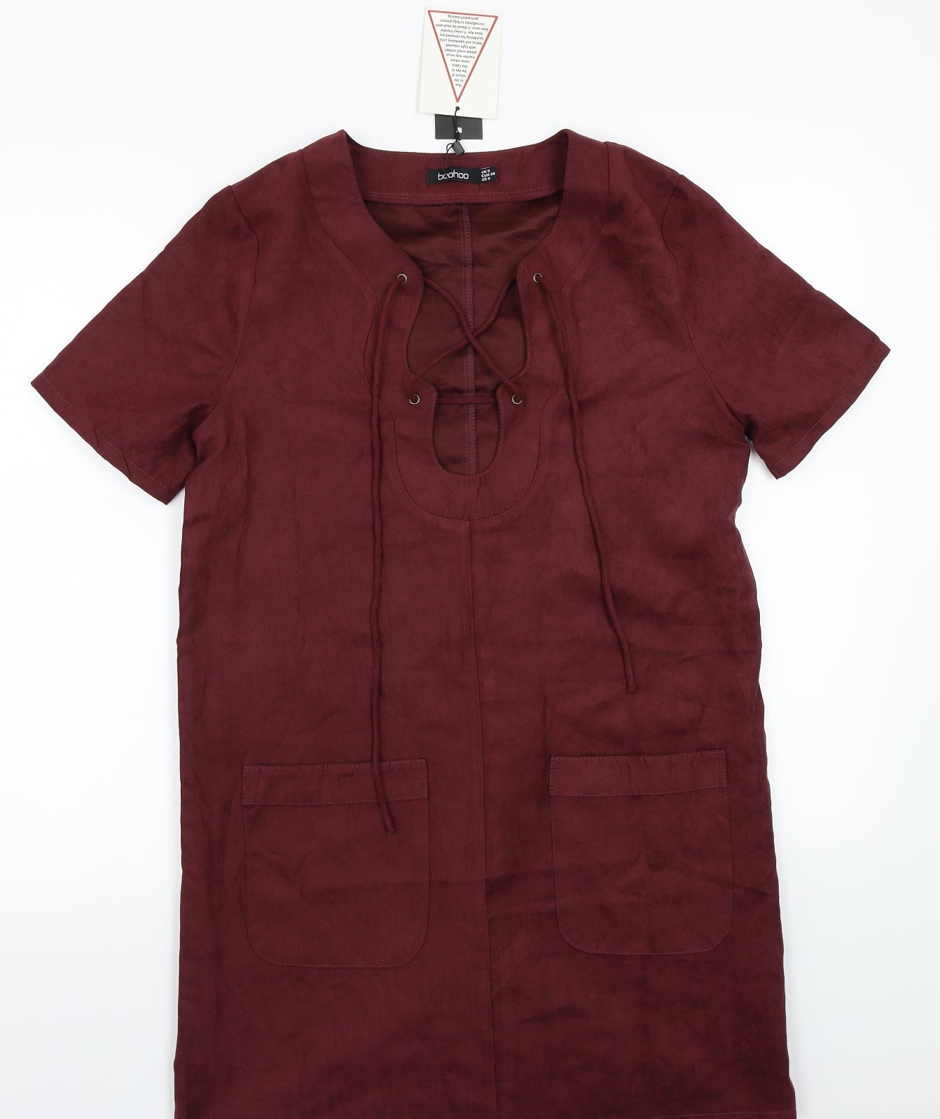 Boohoo Womens Purple   A-Line  Size 8