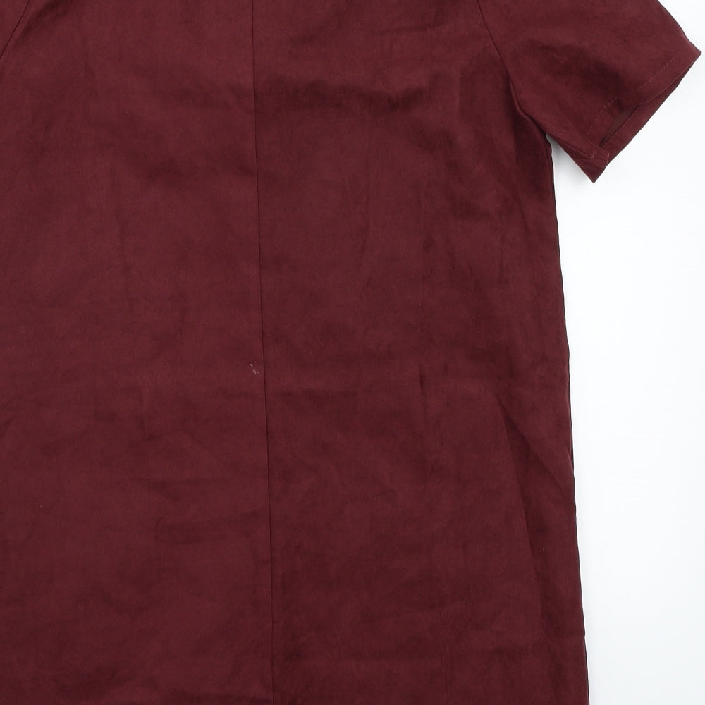 Boohoo Womens Purple   A-Line  Size 8