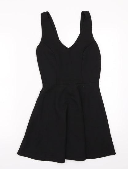 Topshop Womens Black   A-Line  Size 8