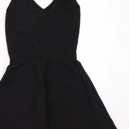 Topshop Womens Black   A-Line  Size 8