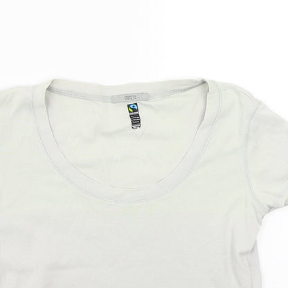 Womens UK Size 12 Marks and Spencer Grey Basic T-Shirt