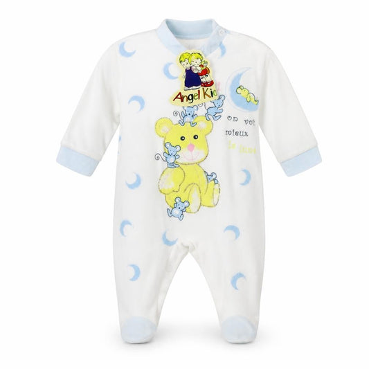 Angel Kids Girls White   Babygrow One-Piece Size 6-9 Months