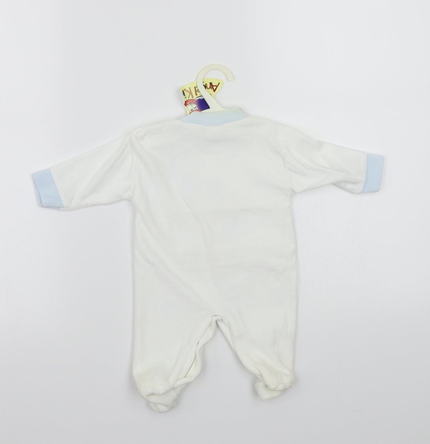 Angel Kids Girls White   Babygrow One-Piece Size 6-9 Months