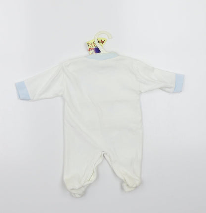Angel Kids Girls White   Babygrow One-Piece Size 6-9 Months