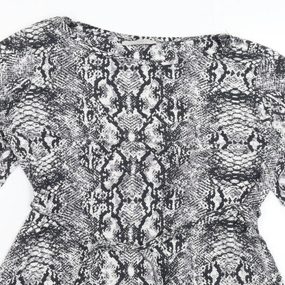 George Womens Multicoloured Animal Print  Mini  Size 10